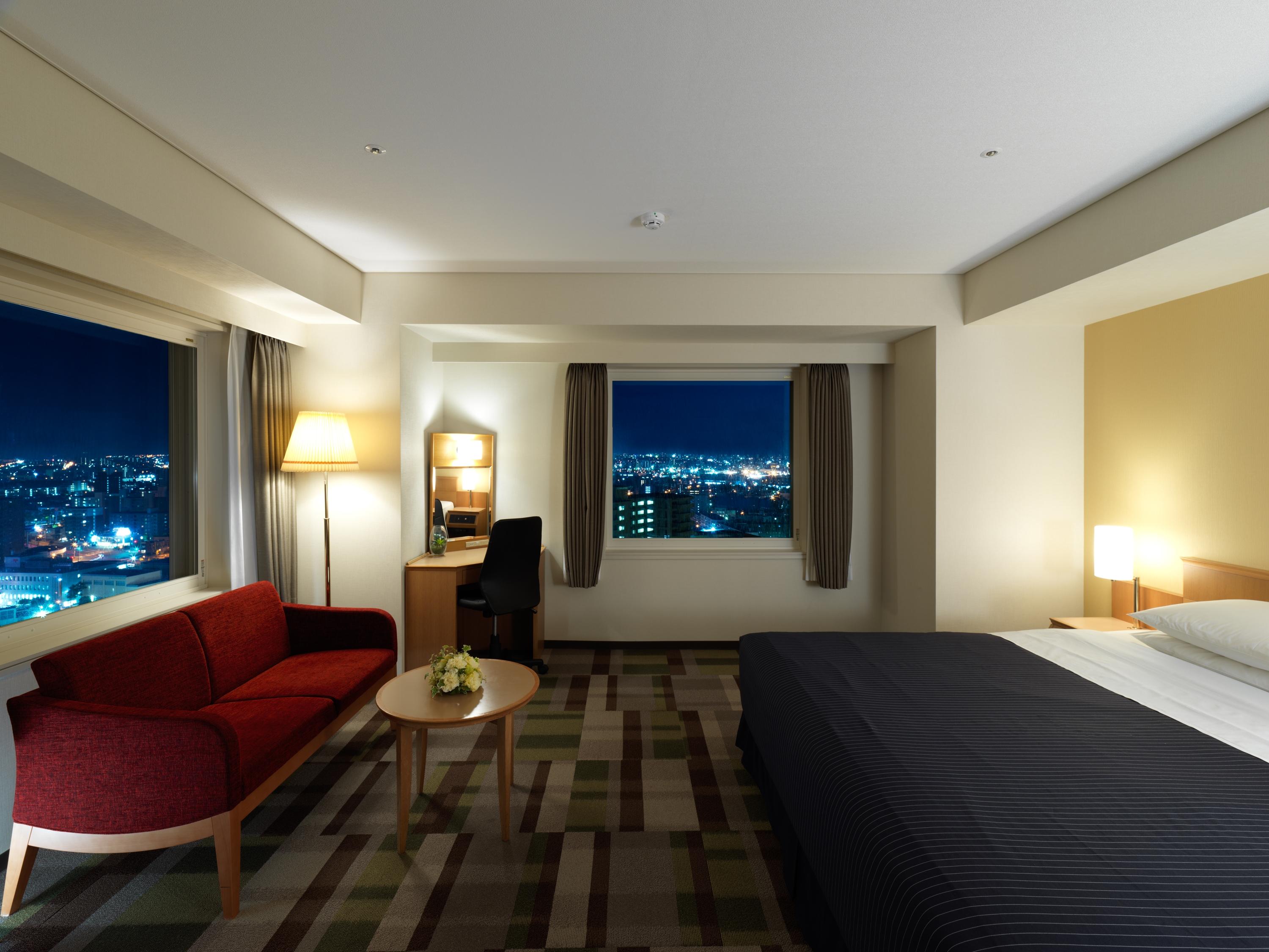 Hotel Emisia Sapporo Eksteriør bilde Deluxe room