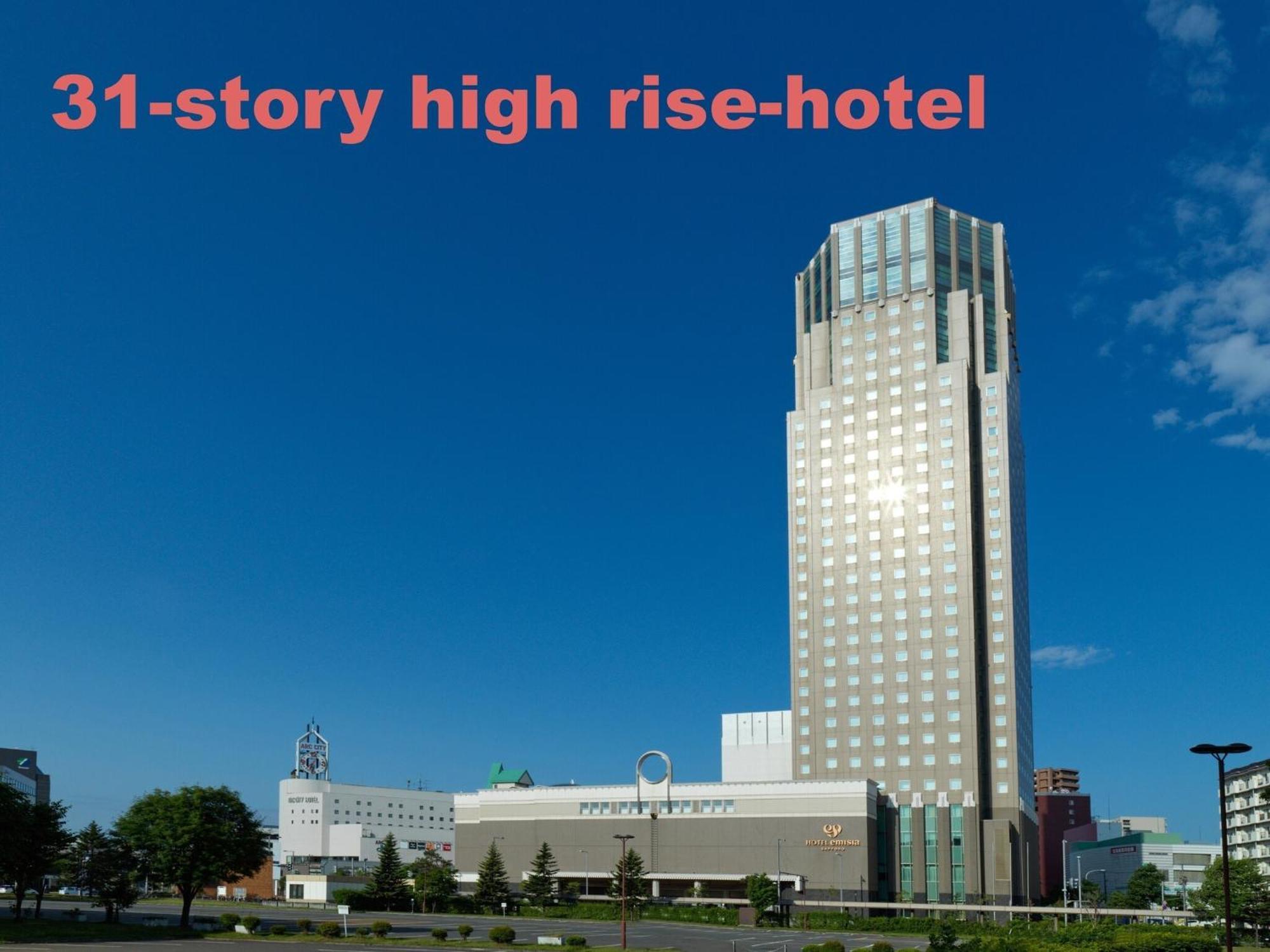 Hotel Emisia Sapporo Eksteriør bilde 31-story high rise hotel